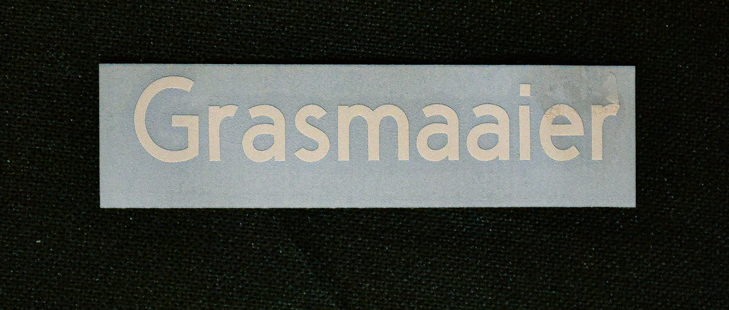 Grasmaaier sticker