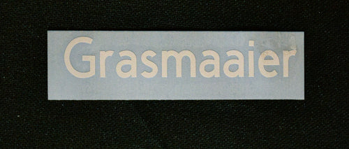 Grasmaaier sticker