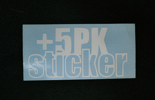 +5 Pk Sticker